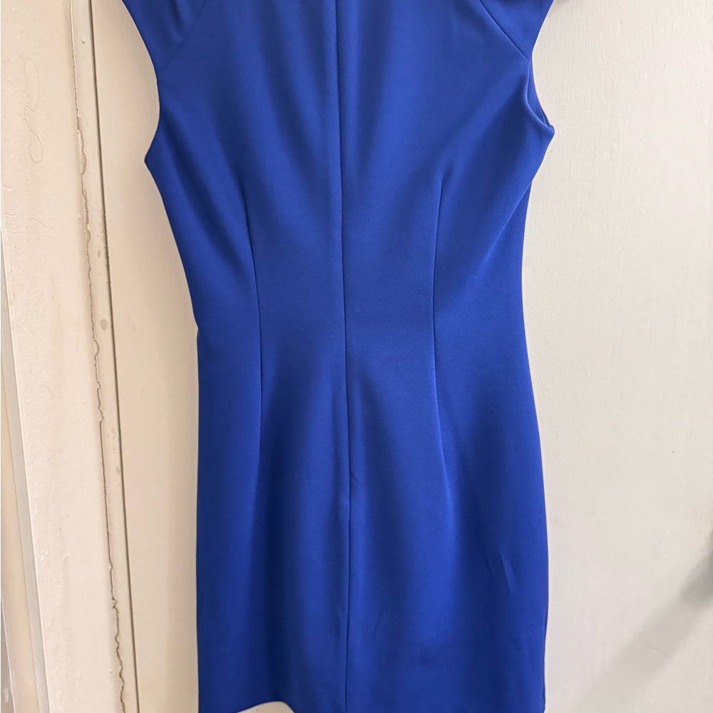 Calvin Klein Cobalt Blue Sheath Mini Dress